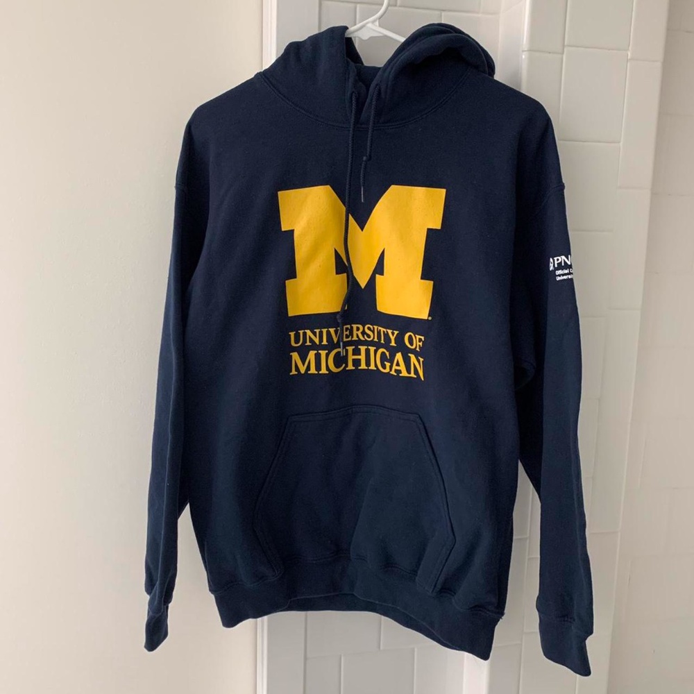 Blue University of Michigan hoodie